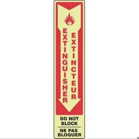 Accuform BILINGUAL FRENCH SIGN  FIRE FBMFXG934XV FBMFXG934XV